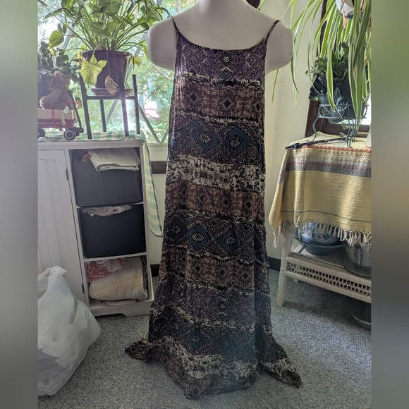 Zanzea Pretty Rayon Midi Dress Adjustable Straps Sz 16-18 - Picture 1 of 6
